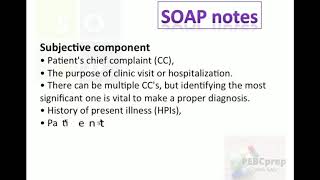 Subjective Objective Assessment Plan SOAP notes [upl. by Meihar]