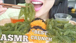 ASMR BEST CRUNCH Fresh SEAGRAPES  TOBIKO EGGS EXTREME CRUNCH EATING SOUNDS NO TALKING  SASASMR [upl. by Bricker]