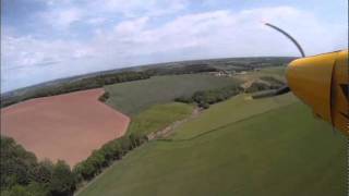 Landing at Eggesford in a Northeasterly [upl. by Yaeger]