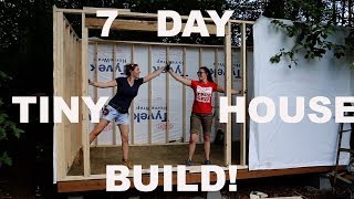 Building a Tiny House with April Wilkerson in 7 Days [upl. by Schnapp]