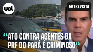 Helder Barbalho sobre bloqueio na BR163 no Pará Momento tenso Área tem histórico de conflito [upl. by Lithea387]