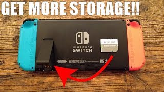 How to Use a Micro SD Card on The Nintendo Switch Simple Tutorial [upl. by Airotahs]