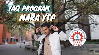 FAQ PROGRAM MARA YTP  FREQUENTLY ASKED QUESTION FAQ  NID IKHMAL [upl. by Elletnahs]