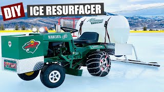 DIY Backyard Ice Resurfacer [upl. by Eyeleen]