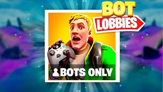 How To Get BOT Lobbies In Fornite WORKING Chapter 5 Season 3 NO Alt Account needed [upl. by Attennaej]