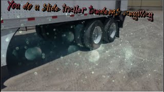 How to Slide Tandems on A semi trailer forward [upl. by Iy751]