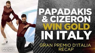 Papadakis amp Cizeron are BACK win gold in Italy Hubbell amp Donohue silver  THAT FIGURE SKATING SHOW [upl. by Burnham371]