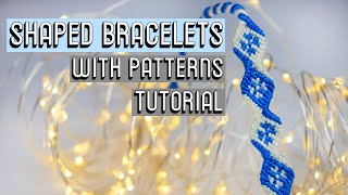 SHAPED BRACELETS TUTORIAL CC  Friendship Bracelets [upl. by Sarilda628]