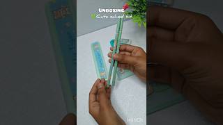 💚Unboxing Kit For School diy craft unboxing kit shorts youtubeshorts viralshorts trending [upl. by Notloc647]