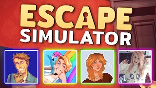 I Played ESCAPE SIMULATOR w LDShadowLady Smajor amp Soupforeloise [upl. by Rovelli]