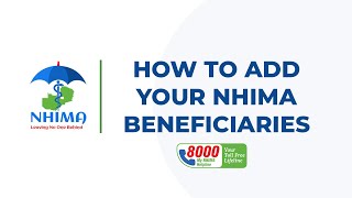 How to add your NHIMA beneficiaries [upl. by Heloise15]