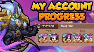 My Account Porgress  Idle Heroes [upl. by Aydne]