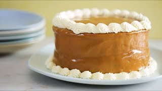 Caramel Chiffon Cake Recipe  Yummy PH [upl. by Novrej]