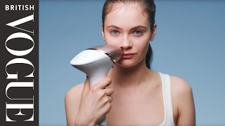 IPL Facial Hair Removal at Home  Vogue Beauty School  British Vogue amp Philips [upl. by Enneite63]