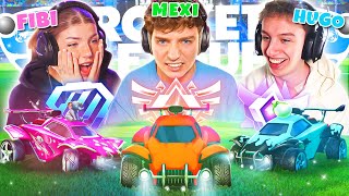 HUGO FIBI und MEXI werden CHAMPIONS 😱🔥  Rocket League [upl. by Garceau]