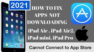 Apps not downloading from AppStore iPad pro iPad air iPad mini iOS 14 iOS 13 iOS 12 iOS 11 iPhones [upl. by Richardo231]