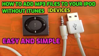 How to Transfer MP3 to iPod And all iDevices Without iTunes easy and simple [upl. by Chet]