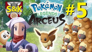 Adding to the Bidoof Army  Pokémon Legends Arceus 5 [upl. by Enovaj692]