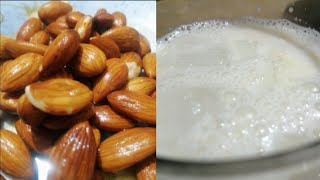 Doodh Badam SharbatAlmond amp Milk drink Ramdan Special Recipe By Sadia kitchen [upl. by Crispin]