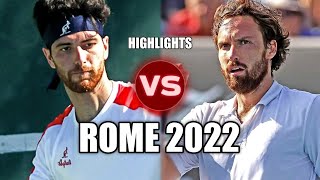 Ernests Gulbis vs Luigi Sorrentino ROME Q 2022 Highlights [upl. by Lundquist771]