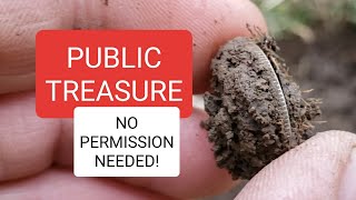 Metal Detector Finds Treasure in Public Places No Permission Needed [upl. by Fitton464]