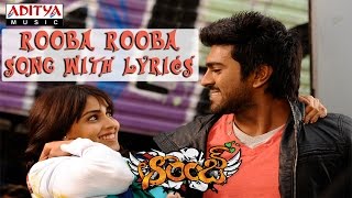 Rooba Rooba Song With Lyrics  Orange Full Songs  Ram Charan Tej Genelia Harris Jayaraj [upl. by Renault]