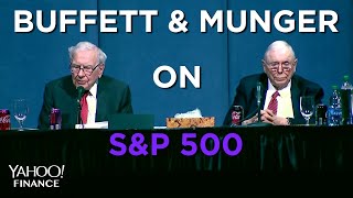 Buffett on whether Berkshire will outperform the SampP 500 [upl. by Tsirhc]