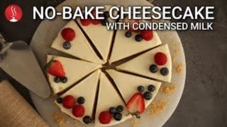 NoBake Cheesecake With Condensed Milk  Dessert with condensed milk [upl. by Michal412]