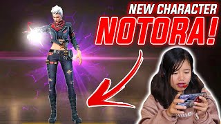 NOTORA  Everything about NEW Character  Free Fire [upl. by Oliric]