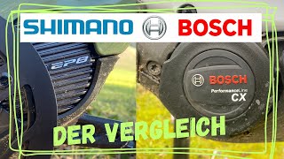 EBike Motor Showdown Bosch Performance Line CX vs Shimano EP 8  Für Pendler und Stadtfahrten [upl. by Idnahs]