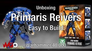 Unboxing Primaris Reivers Warhammer 40k Easy to Build [upl. by Yrehcaz]