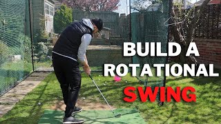 HOW TO BUILD A ROTATIONAL GOLF SWING  3 Swing keys For Effortless Rotation [upl. by Verene]