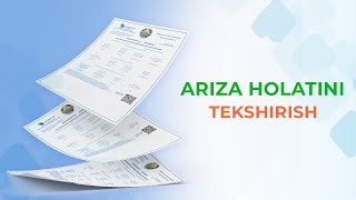 Ariza holatini tekshirish [upl. by Hpesoy539]