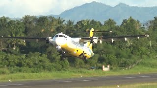 Cebu Pacific ATR 72 at Butuan Airport [upl. by Arihay]