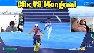 Clix VS Mongraal 1v1 TOXIC Buildfights [upl. by Ahsiak]