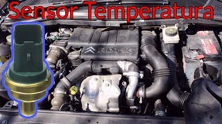 Sustitución Sensor Temperatura Citroën C4 16 HDI 90 cv [upl. by Boyt646]