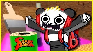 ROBLOX Escape School Obby Lets Play with Combo Panda [upl. by Anaic]