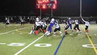 2019 NCAFA 🏈  MIDGET  Orleans Raftsmen vs St Leonard Cougars [upl. by Pravit]