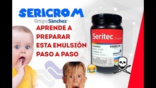 Emulsión para serigrafia ¿como se prepara el sericrom [upl. by Pierson]