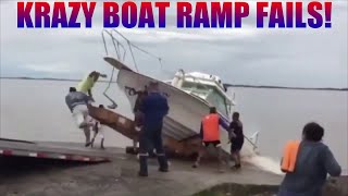 Boat Ramp Fails  Epic Boating Fails  Boat Launches Gone Wrong Compilation 2020 [upl. by Eynenihc75]