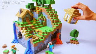 Magnetic Papercraft  Minecraft Village [upl. by Htebirol]