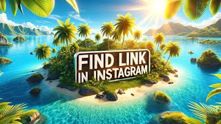 How To Find Link In Bio In Instagram 2024 Tutorial [upl. by Yenroc534]