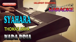 SYAHARA THOMAS ARYA KARAOKE LIRIK ll HD [upl. by Suoiradal166]