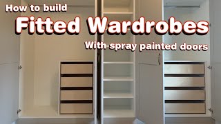 How to build fitted wardrobes part 3 [upl. by Yrnehnhoj]