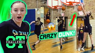 Paige Bueckers DUNKS In Overtime Challenge Gets SHOCKED By Azzi Fudd amp Claps Back At Kyree Walker [upl. by Angelico]