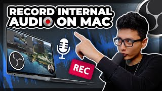 Screen Record Internal Desktop Audio on Mac OBS  Blackhole Tutorial [upl. by Madonia]