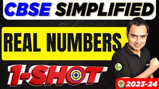 Real Numbers  Class 10 Maths Chapter 1  One Shot  CBSE SIMPLIFIED 202324 [upl. by Hollie]