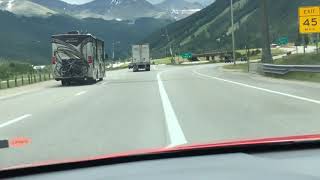 I70 West Colorado Copper Mountain  Hwy 91 to Leadville 17 [upl. by Alfreda]