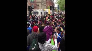 Largest Wobble Line Dance Cincinnati Ohio [upl. by Aneg281]