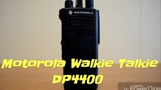 Motorola walkie talkie DP4400 [upl. by Novelc]